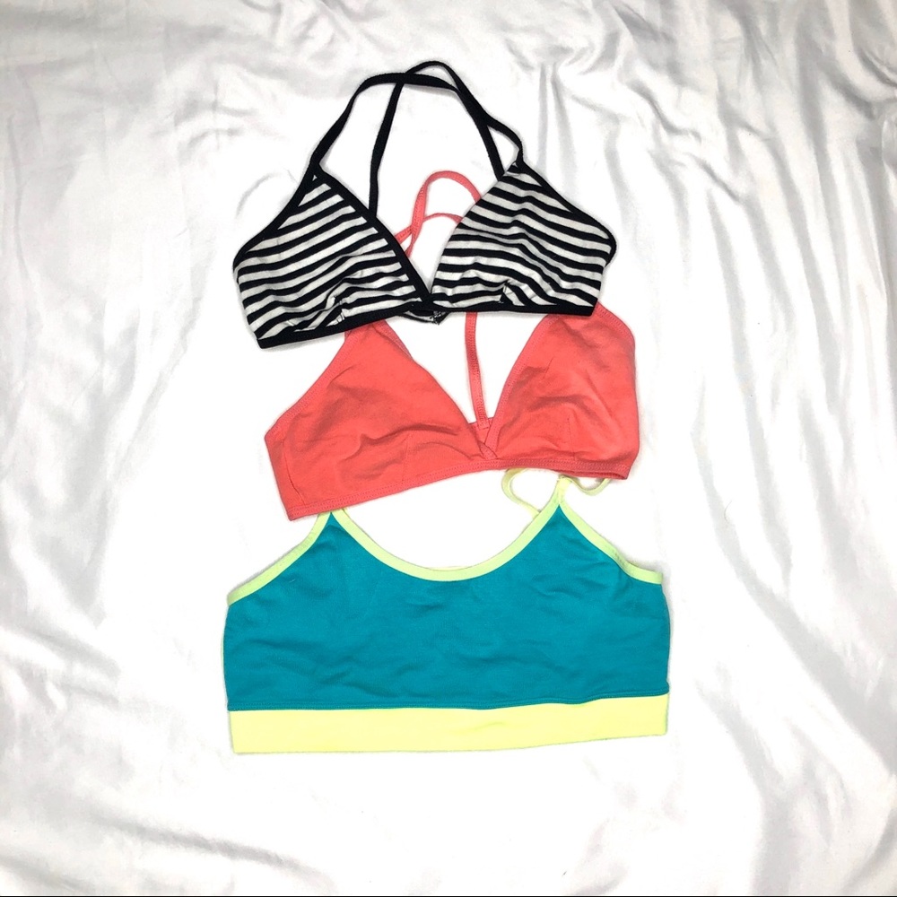 3 Forever 21 XS/S Bra Bundle